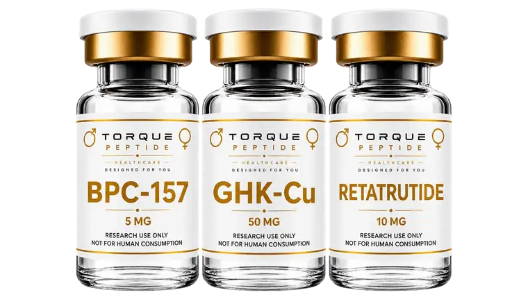 Torque Research peptide vials
